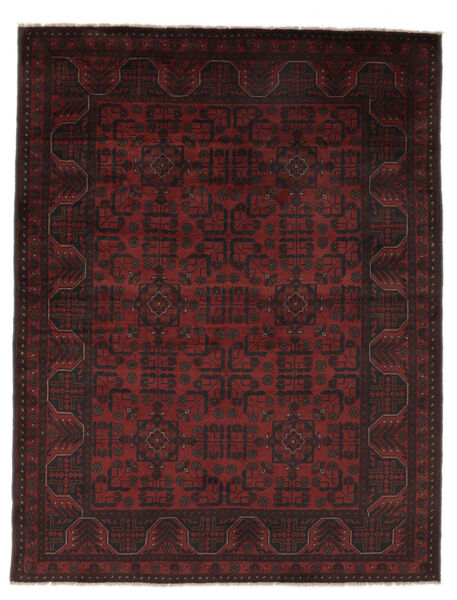149X197 絨毯 オリエンタル アフガン Khal Mohammadi ブラック/ダークレッド (ウール, アフガニスタン) Carpetvista
