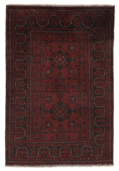101X148 Afghan Khal Mohammadi Teppich Orientalischer Schwarz (Wolle, Afghanistan) Carpetvista