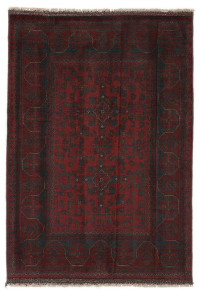 104X147 絨毯 アフガン Khal Mohammadi オリエンタル ブラック (ウール, アフガニスタン) Carpetvista