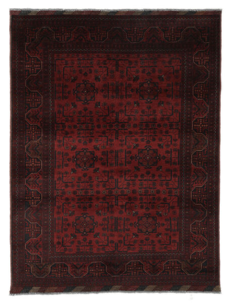  Oriental Afghan Khal Mohammadi Rug 155X199 Black Wool, Afghanistan Carpetvista