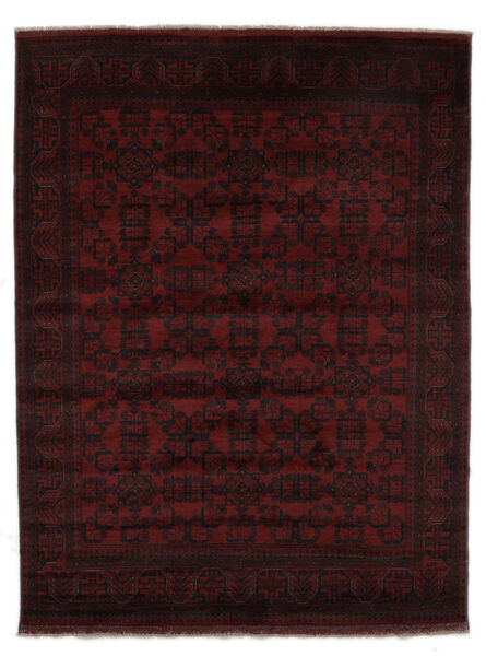 127X196 絨毯 アフガン Khal Mohammadi オリエンタル ブラック (ウール, アフガニスタン) Carpetvista