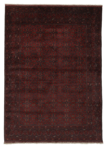  177X248 Afghan Khal Mohammadi Rug Black Afghanistan Carpetvista