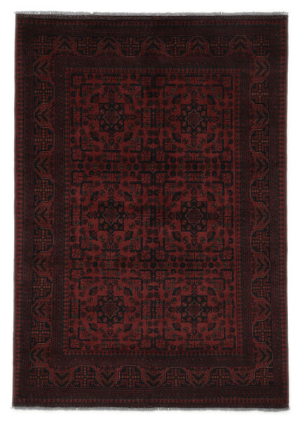  170X240 Afghan Khal Mohammadi Rug Black Afghanistan Carpetvista