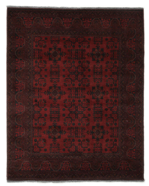  Orientalisk Afghan Khal Mohammadi Matta 155X194 Svart Ull, Afghanistan Carpetvista