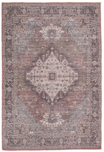 Farah Oriental Waschbar 160X230 Burgunderrot/Cremeweiß Medaillon Teppich