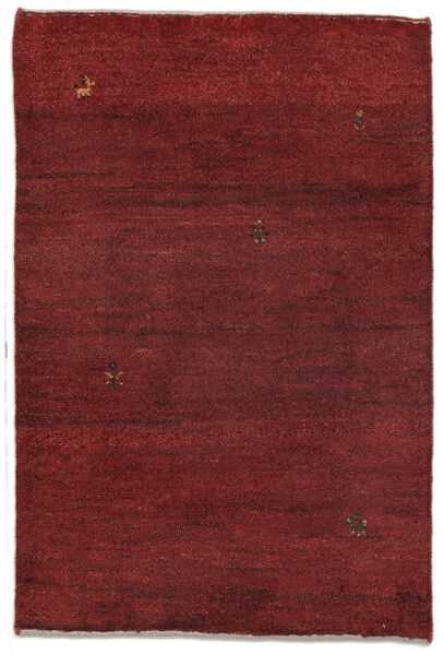 80X117 絨毯 ギャッベ ペルシャ モダン ダークレッド/ブラック (ウール, ペルシャ/イラン) Carpetvista