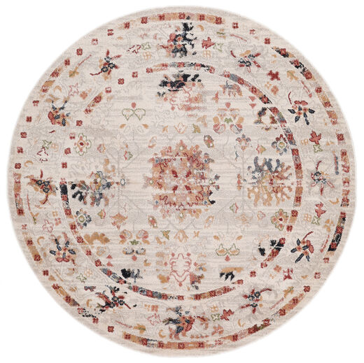  Ø 200 Umizia Rug - Beige/Rust Red