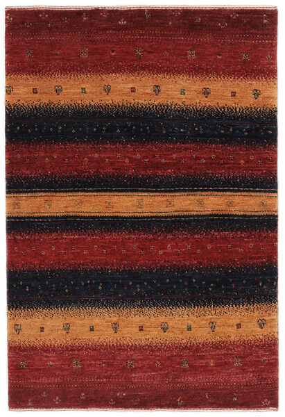  81X120 Striped Small Loribaft Fine Persia Rug Wool, Carpetvista
