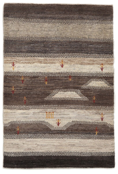 絨毯 ギャッベ ペルシャ 78X118 茶色/ブラック (ウール, ペルシャ/イラン)