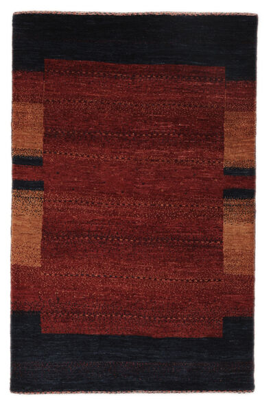  Loribaft Fine Persia Tappeto 82X127 Persiano Di Lana Nero/Rosso Scuro Piccolo Carpetvista