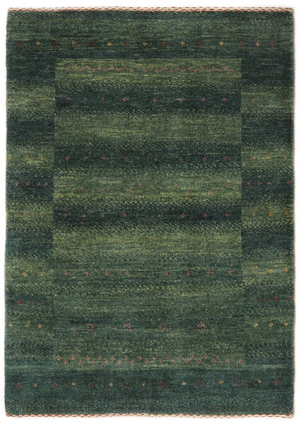  Persischer Loribaft Fine Persisch Teppich 80X112 Schwarz/Dunkelgrün (Wolle, Persien/Iran)