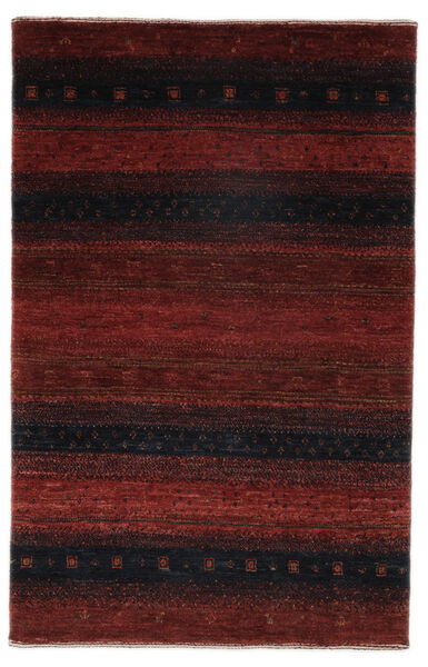Tapete Persa Loribaft Fine Persa 78X121 Preto/Vermelho Escuro (Lã, Pérsia/Irão)