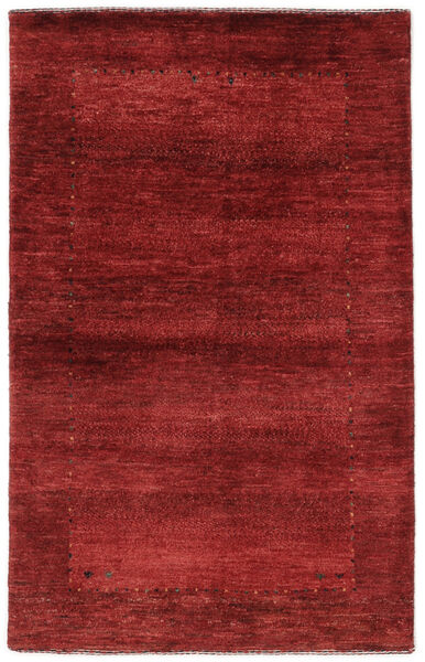 Tapete Loribaft Fine Persa 77X120 Vermelho Escuro/Preto (Lã, Pérsia/Irão)
