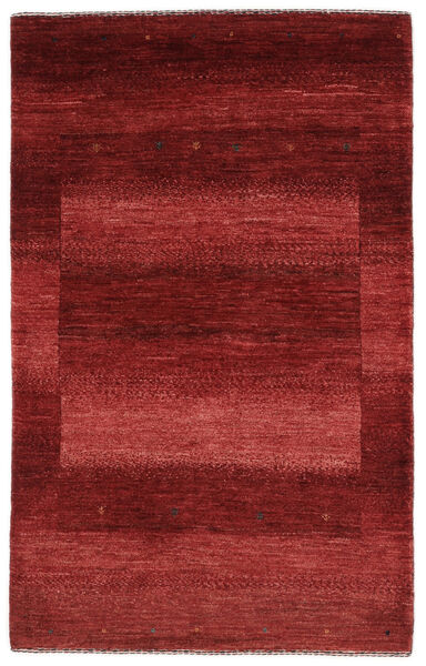 79X129 Tapete Loribaft Fine Persa Moderno Vermelho Escuro/Preto (Lã, Pérsia/Irão) Carpetvista