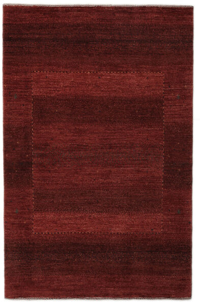 Tapete Loribaft Fine Persa 98X152 Preto/Vermelho Escuro (Lã, Pérsia/Irão)