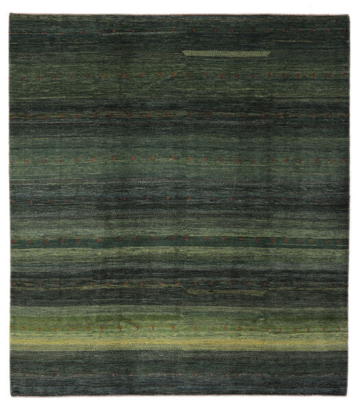  Persischer Loribaft Fine Persisch Teppich 262X290 Schwarz/Dunkelgrün Großer (Wolle, Persien/Iran)