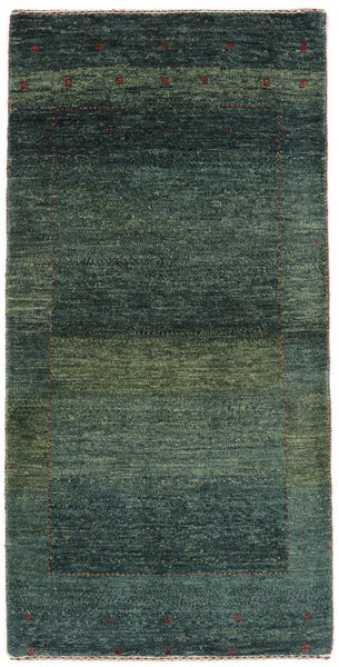 Persischer Loribaft Fine Persisch Teppich 67X135 Schwarz/Dunkelgrün (Wolle, Persien/Iran)