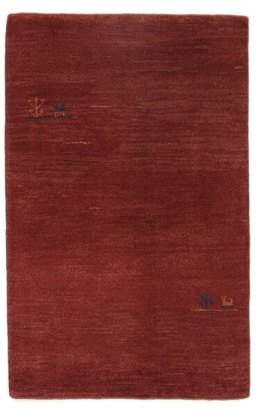78X120 絨毯 ギャッベ ペルシャ モダン ダークレッド/ブラック (ウール, ペルシャ/イラン) Carpetvista