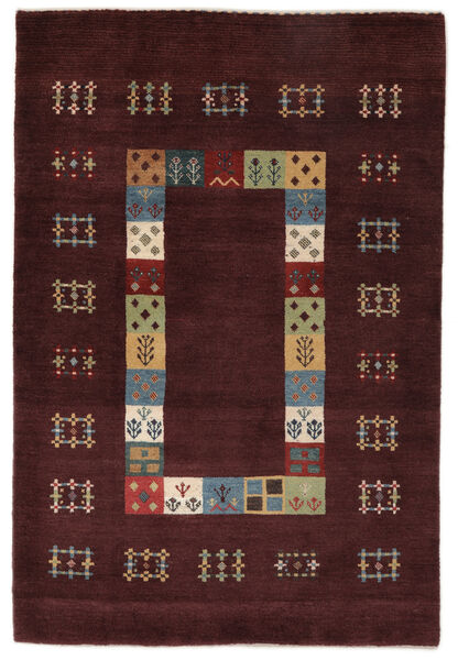 117X171 Alfombra Gabbeh Persia Moderna Negro/Marrón (Lana, Persia/Irán)