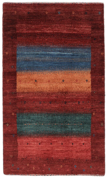  78X132 Loribaft Fine Persisch Teppich Dunkelrot/Schwarz Persien/Iran Carpetvista