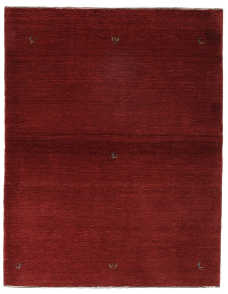 151X193 Gabbeh Perzisch Vloerkleed Modern Zwart/Donkerrood (Wol, Perzië/Iran) Carpetvista