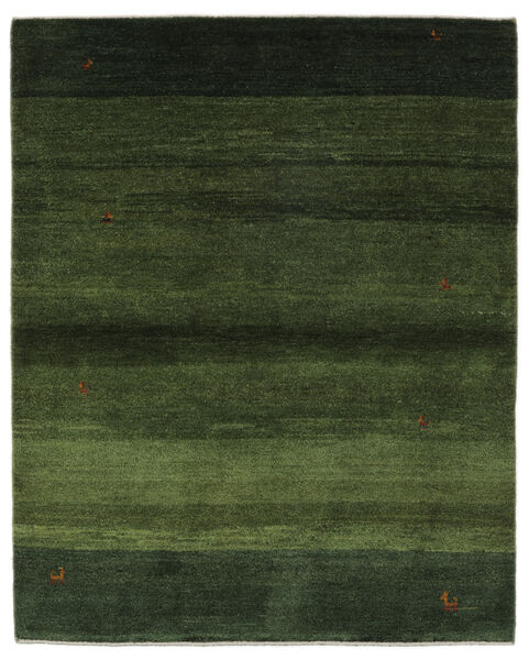  Gabbeh Persa Tapete 153X190 Persa Lã Preto/Verde Escuro Pequeno Carpetvista