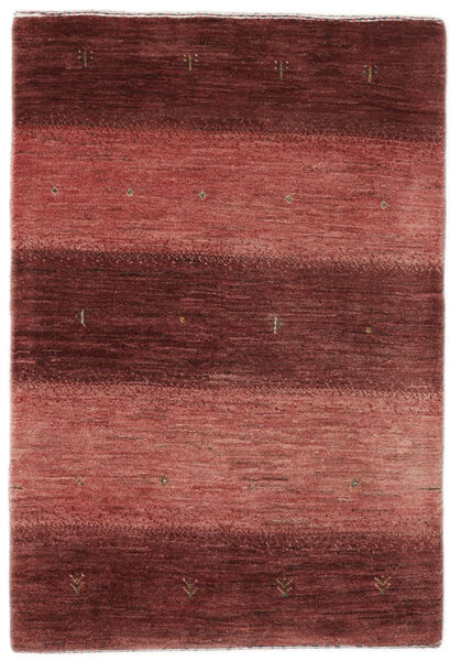 80X118 Loribaft Fine Persisch Teppich Moderner Dunkelrot/Schwarz (Wolle, Persien/Iran) Carpetvista