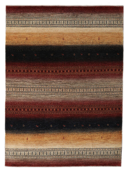  143X194 Loribaft Fine Persisch Teppich Schwarz/Braun Persien/Iran Carpetvista