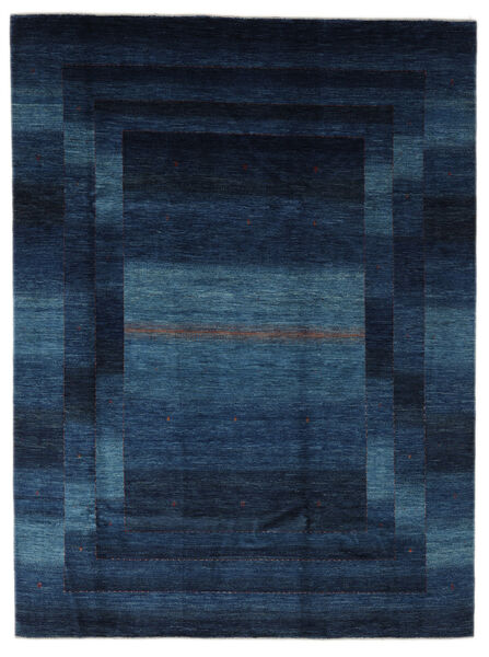 Tapete Loribaft Fine Persa 250X332 Preto/Azul Escuro Grande (Lã, Pérsia/Irão)