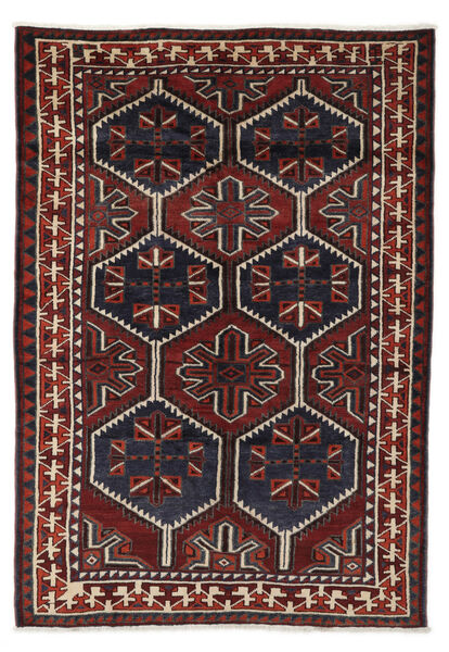 絨毯 オリエンタル ロリ 164X236 ブラック/ダークレッド (ウール, ペルシャ/イラン)
