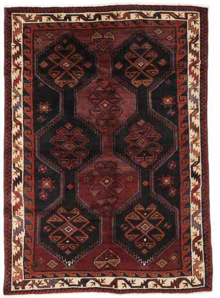 絨毯 オリエンタル ロリ 160X226 ブラック/ダークレッド (ウール, ペルシャ/イラン)