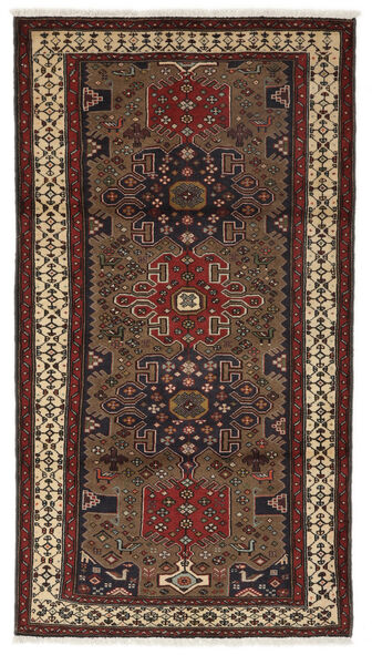 Hamadan Teppich 102X187 Wolle, Persien/Iran Carpetvista