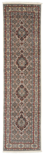 72X292 Moud Orientalisk Hallmatta Brun/Svart (Ull, Persien/Iran) Carpetvista