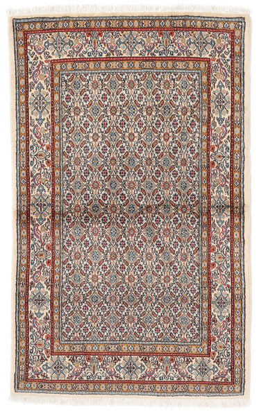  Moud Rug 95X150 Persian Wool Brown/Dark Red Small Carpetvista