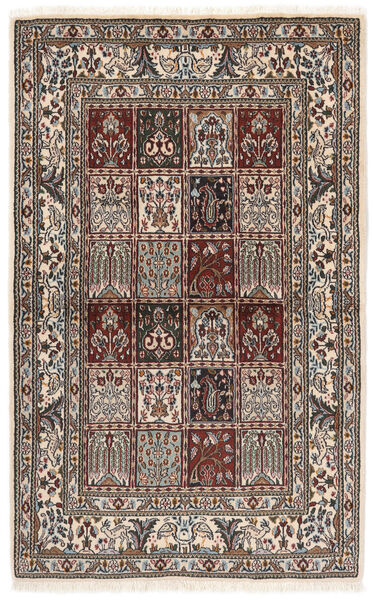  Persischer Moud Teppich 102X160 Braun/Schwarz (Wolle, Persien/Iran)