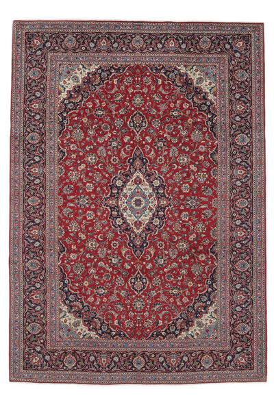 265X378 Alfombra Oriental Keshan Rojo Oscuro/Marrón Grande (Lana, Persia/Irán) Carpetvista