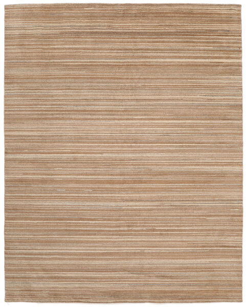 190X240 Plain (Single Colored) Mazic Rug - Beige/Brown Wool