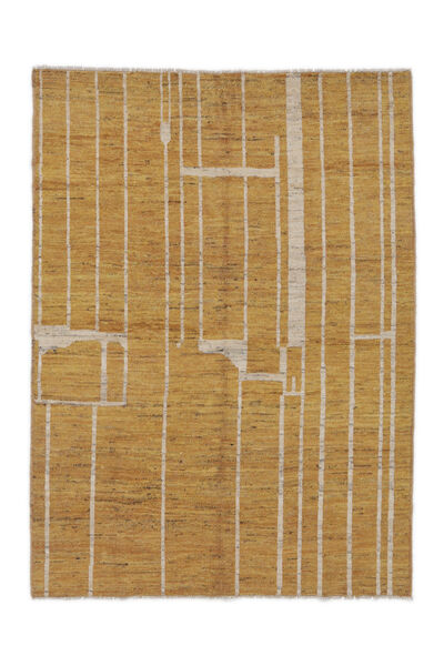 Contemporary Design Teppich 175X241 Braun/Orange Wolle, Afghanistan Carpetvista