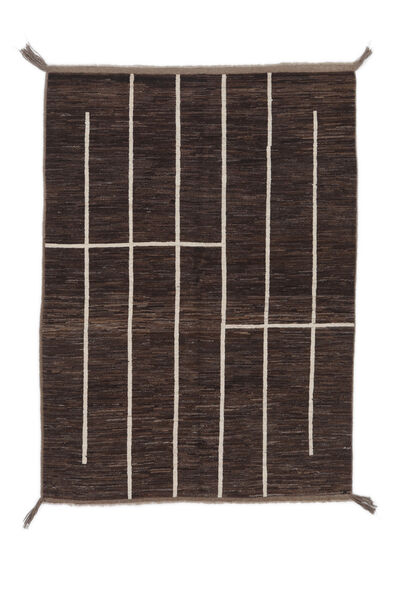 172X232 Berber Stil Teppich Moderner Schwarz/Braun (Wolle, Afghanistan) Carpetvista