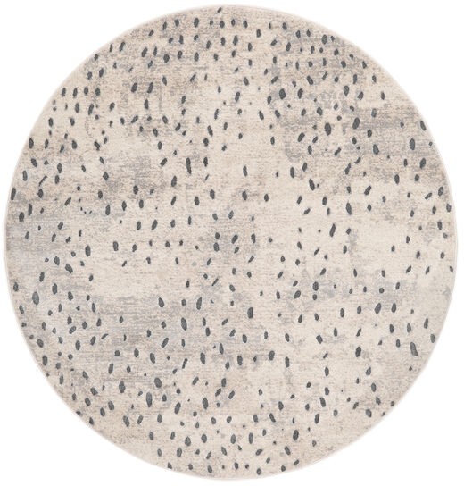 Storm Ø 200 Greige Abstract Round Rug