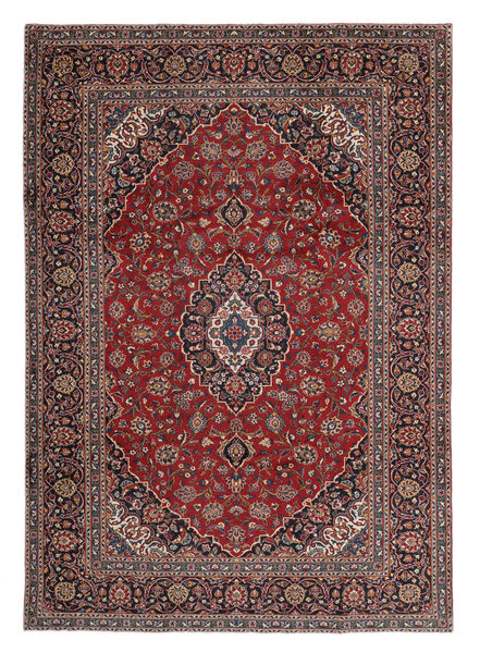  Oriental Keshan Rug 240X342 Dark Red/Black Wool, Persia/Iran Carpetvista