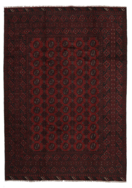  203X290 Medallion Afghan Fine Rug Wool, Carpetvista