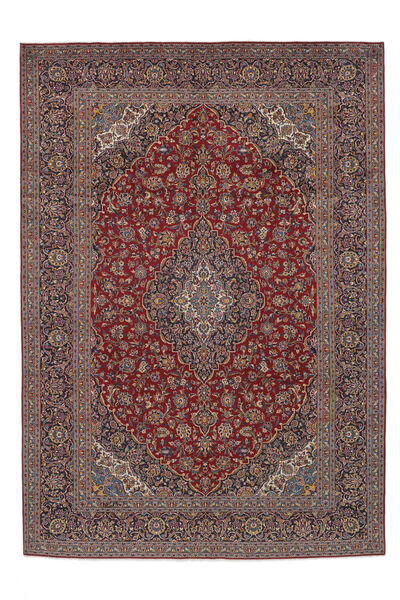 290X415 Alfombra Oriental Keshan Rojo Oscuro/Negro Grande (Lana, Persia/Irán) Carpetvista