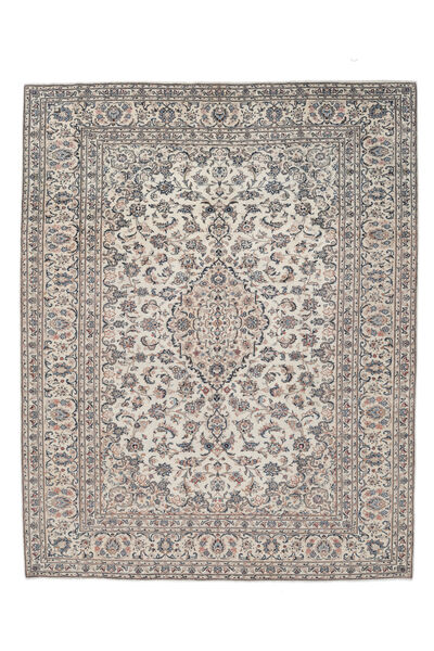 絨毯 オリエンタル カシャン 294X380 茶色/ライトグレー 大きな (ウール, ペルシャ/イラン)