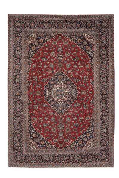  Keshan Rug 296X422 Persian Wool Black/Dark Red Large Carpetvista