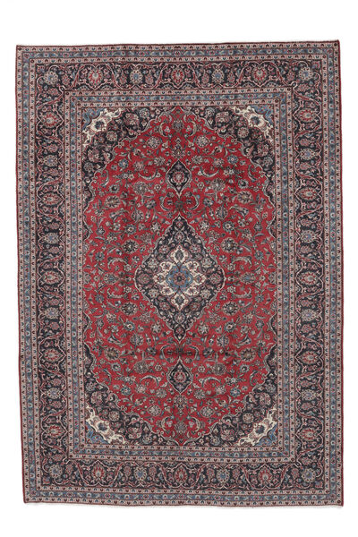 Orientalischer Keshan Teppich 246X351 Dunkelrot/Schwarz Wolle, Persien/Iran Carpetvista