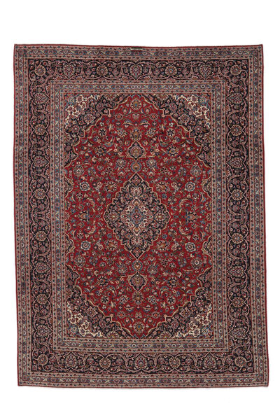 Χαλι Ανατολής Keshan 247X342 Σκούρο Κόκκινο/Μαύρα (Μαλλί, Περσικά/Ιρανικά)