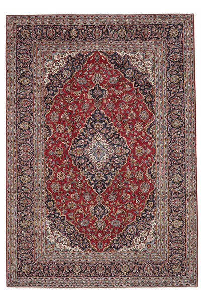 245X353 Alfombra Keshan Oriental Rojo Oscuro/Marrón (Lana, Persia/Irán)