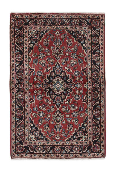 101X153 Tappeto Orientale Keshan Nero/Rosso Scuro (Lana, Persia/Iran) Carpetvista