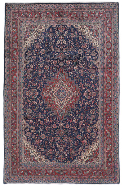 214X330 絨毯 オリエンタル ハマダン シャフバフ ダークレッド/ブラック (ウール, ペルシャ/イラン) Carpetvista